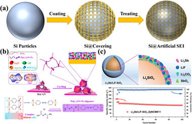 Effective approach to stabilize silicon anode: Controllable molecular construction of artificial solid electrolyte interphase 2024.100444